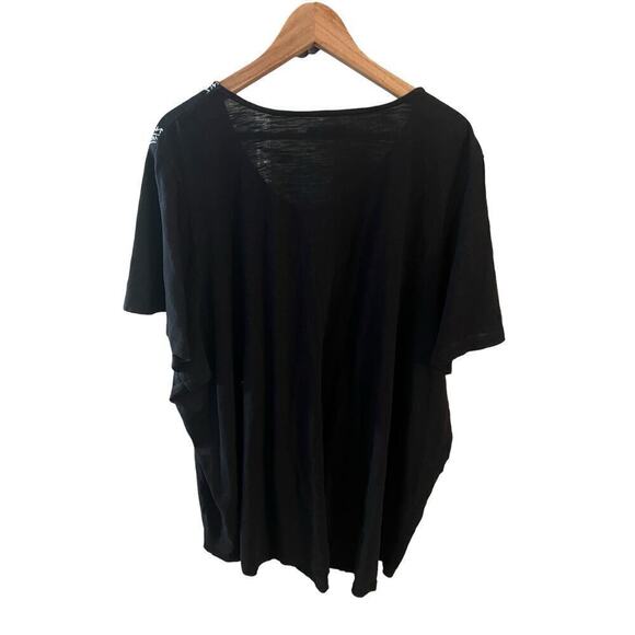 Lane Bryant flutter sleeve embroidered peasant top boho floral gauzy flowy - Picture 2 of 7